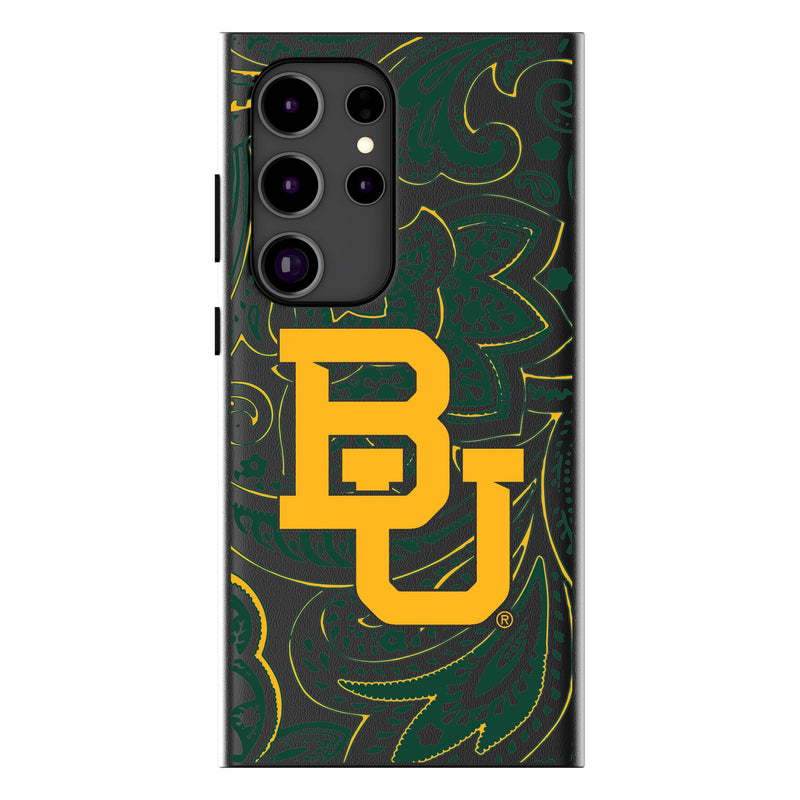 Baylor University Bears Paisley Galaxy MagSafe Compatible Phone Case