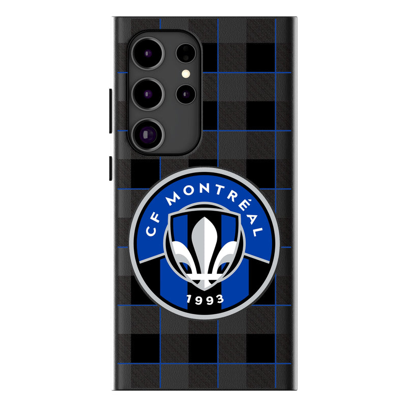 CF Montreal  Plaid Galaxy Magnetic Phone Case