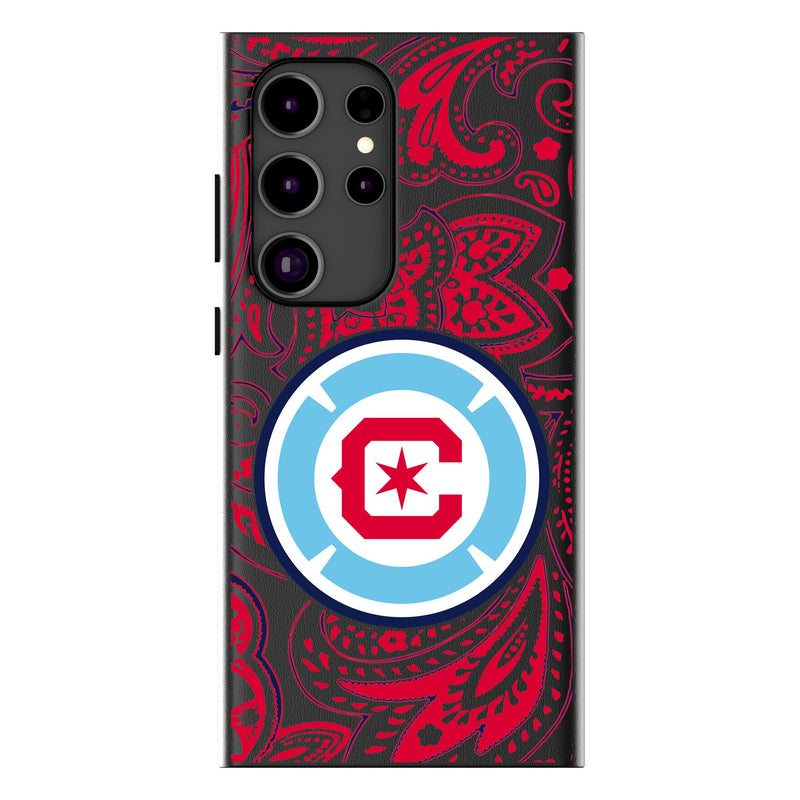 Chicago Fire  Paisley Galaxy Magnetic Phone Case