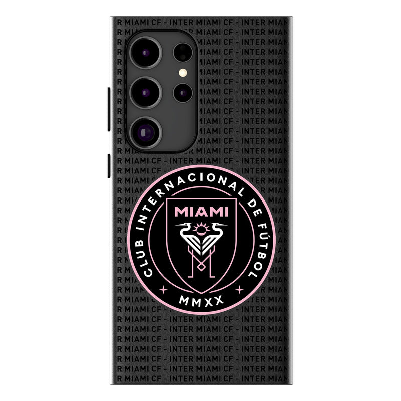 Inter Miami CF  Text Backdrop Galaxy MagSafe Compatible Phone Case