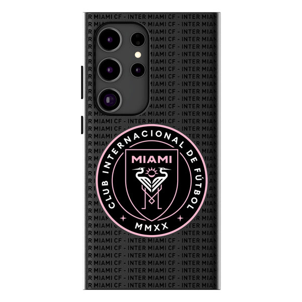 Inter Miami CF  Text Backdrop Galaxy MagSafe Compatible Phone Case