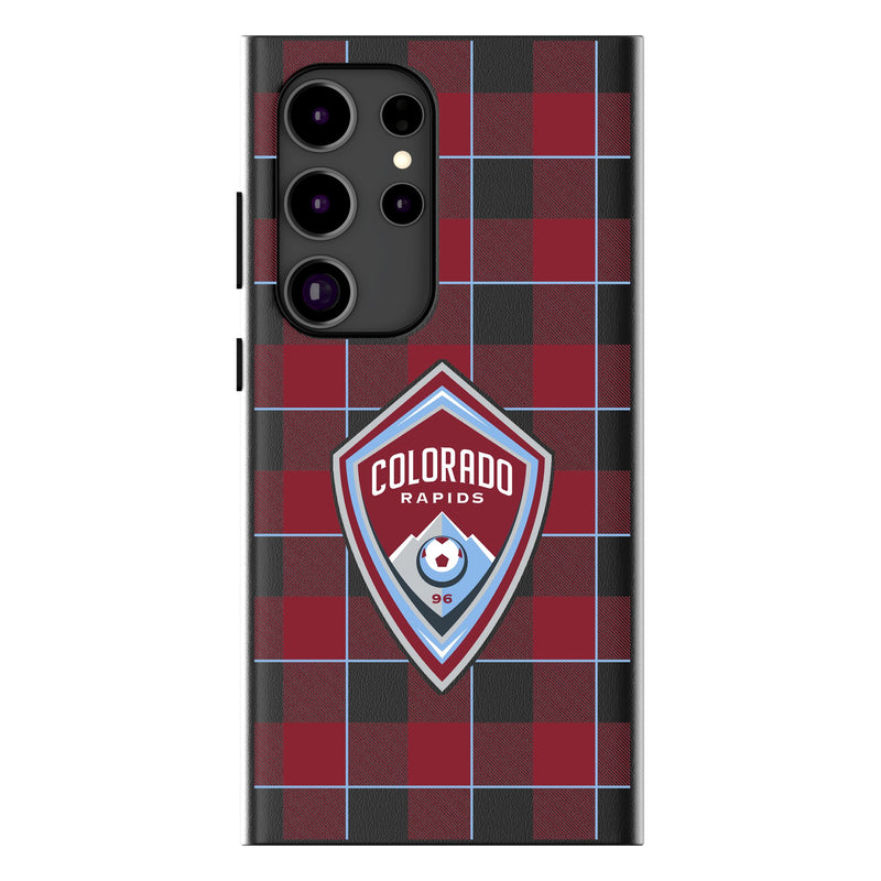 Colorado Rapids  Plaid Galaxy Magnetic Phone Case