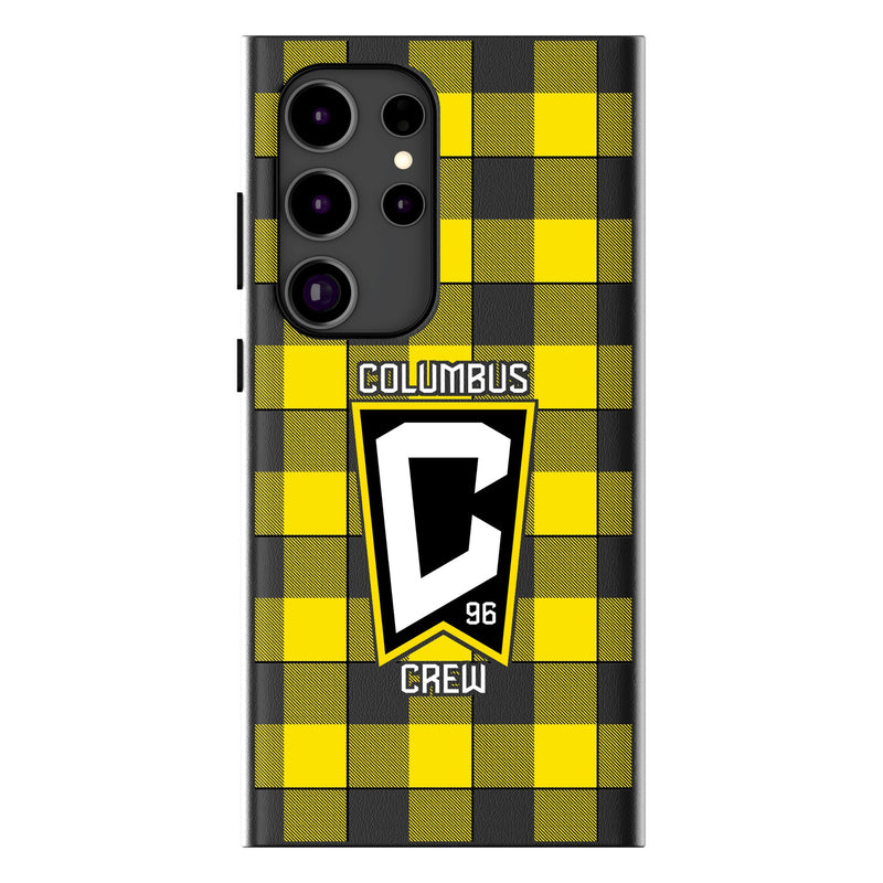 Columbus Crew  Plaid Galaxy Magnetic Phone Case