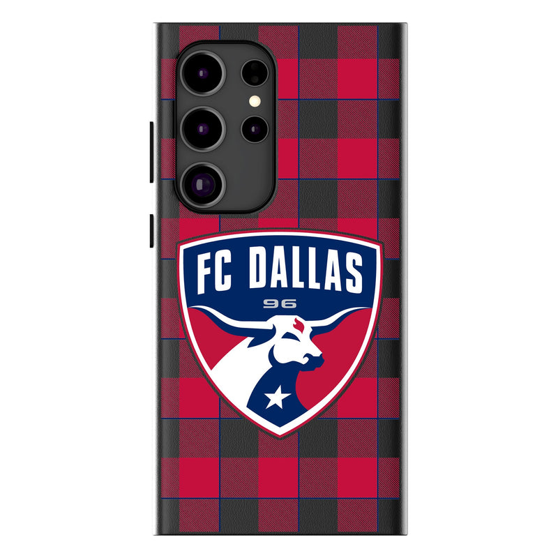 FC Dallas  Plaid Galaxy Magnetic Phone Case