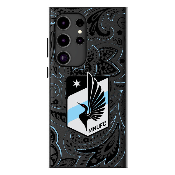 Minnesota United FC   Paisley Galaxy MagSafe Compatible Phone Case