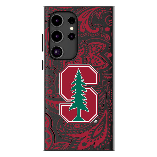 Stanford University Cardinal Paisley Galaxy MagSafe Compatible Phone Case