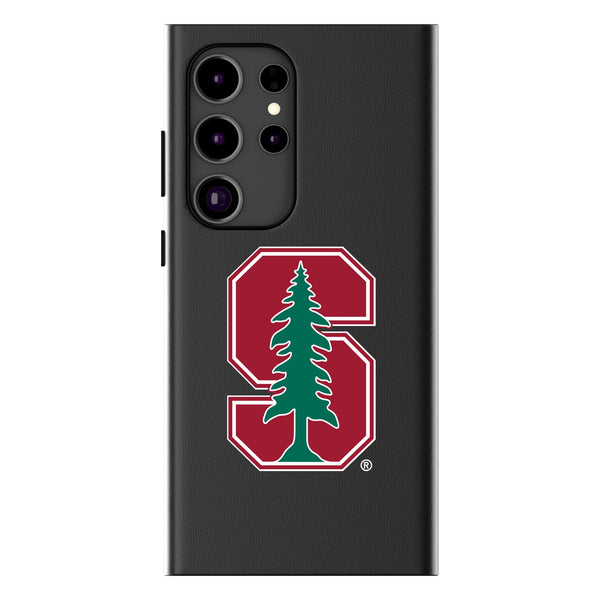 Stanford University Cardinal Text Backdrop Galaxy MagSafe Compatible Phone Case