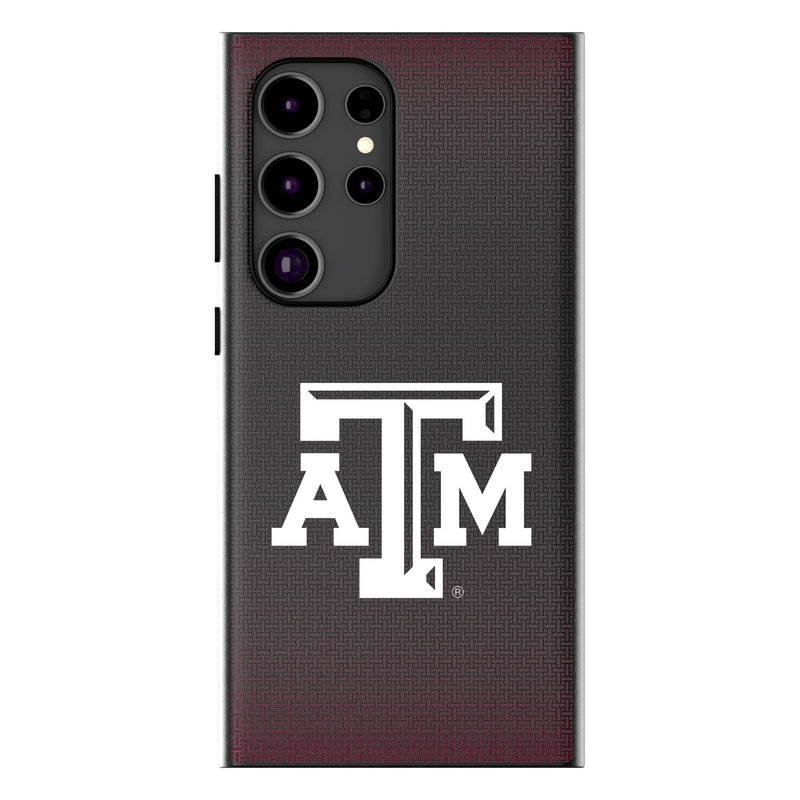 Texas A&M University Aggies Linen Galaxy MagSafe Compatible Phone Case