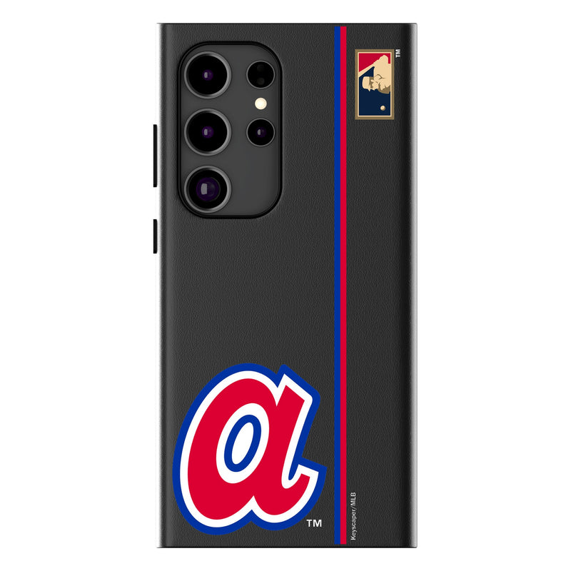 Atlanta Braves 1972-1980 - Cooperstown Collection Sidebar Galaxy MagSafe Compatible Phone Case