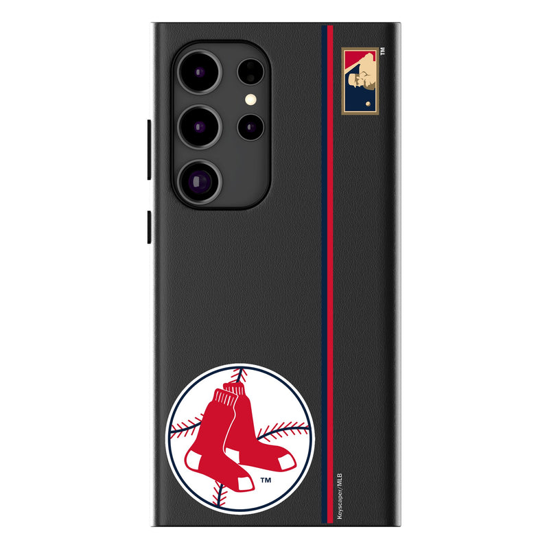 Boston Red Sox 1970-1975 - Cooperstown Collection Sidebar Galaxy MagSafe Compatible Phone Case