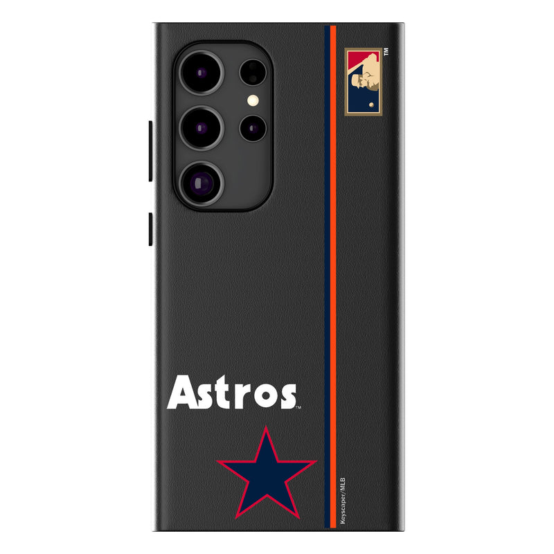 Houston Astros 1975-1981 - Cooperstown Collection Sidebar Galaxy MagSafe Compatible Phone Case