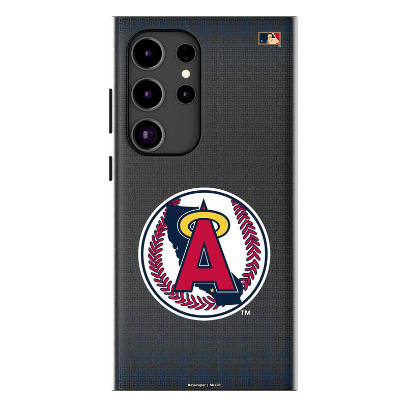 LA Angels 1986-1992 - Cooperstown Collection Linen Galaxy MagSafe Compatible Phone Case