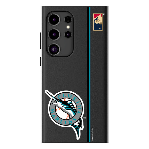 Miami Marlins 1993-2011 - Cooperstown Collection Sidebar Galaxy MagSafe Compatible Phone Case