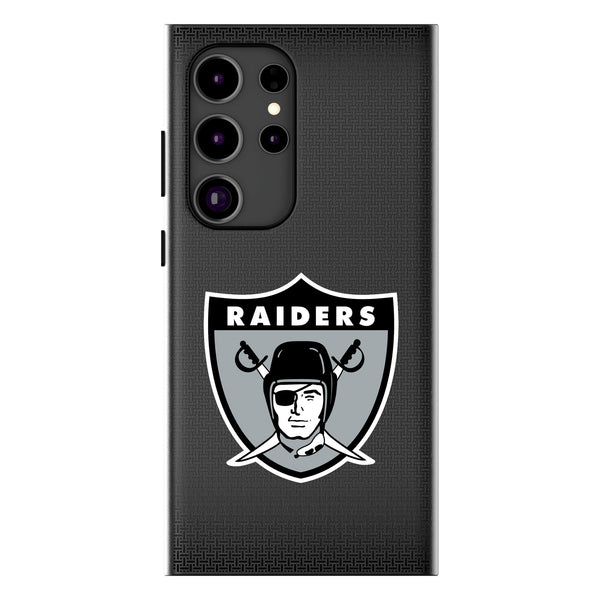 Oakland Raiders 1963 Historic Collection Linen Galaxy MagSafe Compatible Phone Case