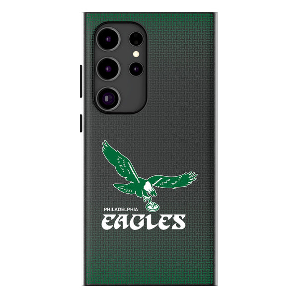 Philadelphia Eagles 1973-1995 Historic Collection Linen Galaxy MagSafe Compatible Phone Case