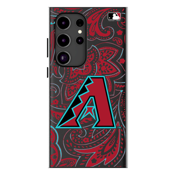 Arizona Diamondbacks Paisley Galaxy MagSafe Compatible Phone Case