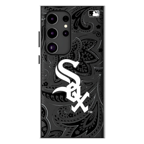 Chicago White Sox Paisley Galaxy MagSafe Compatible Phone Case