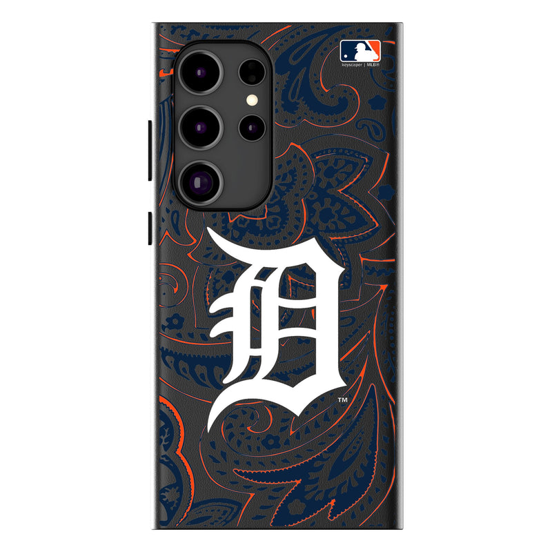 Detroit Tigers Paisley Galaxy MagSafe Compatible Phone Case