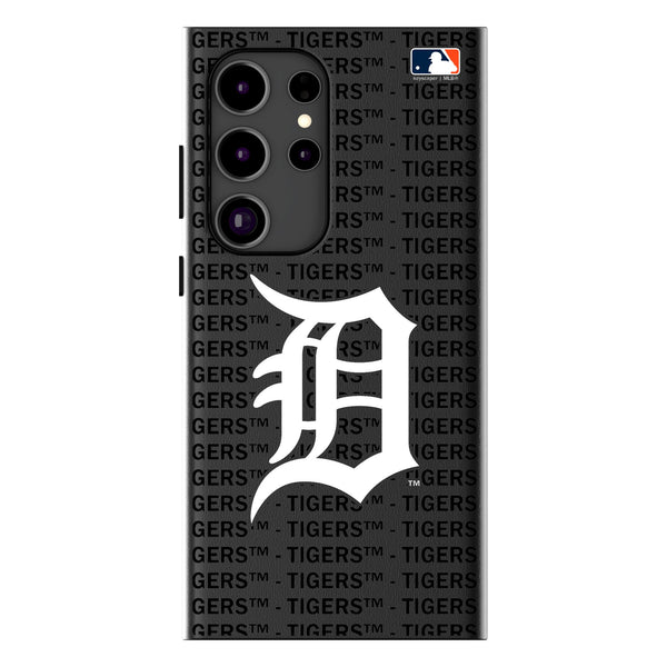 Detroit Tigers Text Backdrop Galaxy MagSafe Compatible Phone Case