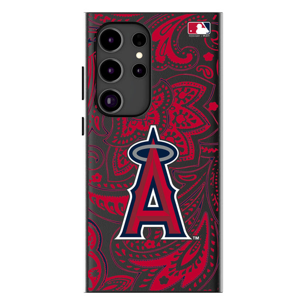 Los Angeles Angels Paisley Galaxy MagSafe Compatible Phone Case