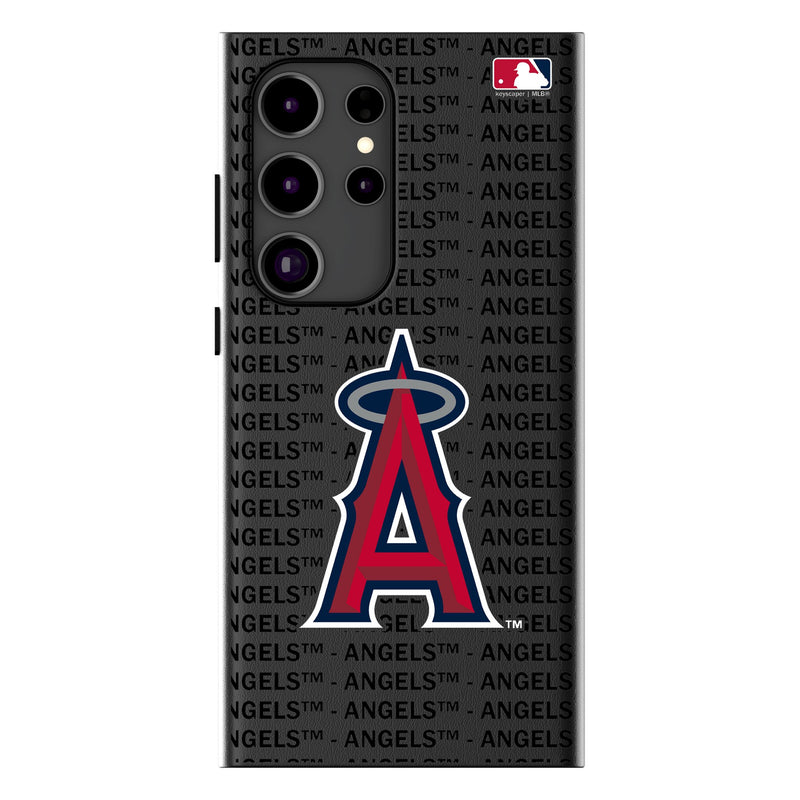 Los Angeles Angels Text Backdrop Galaxy MagSafe Compatible Phone Case