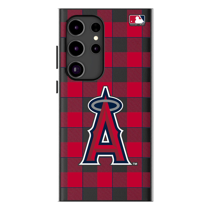 Los Angeles Angels Plaid Galaxy MagSafe Compatible Phone Case