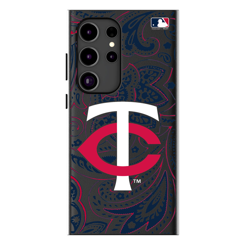 Minnesota Twins Paisley Galaxy MagSafe Compatible Phone Case