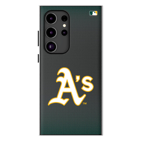 Oakland Athletics Linen Galaxy MagSafe Compatible Phone Case