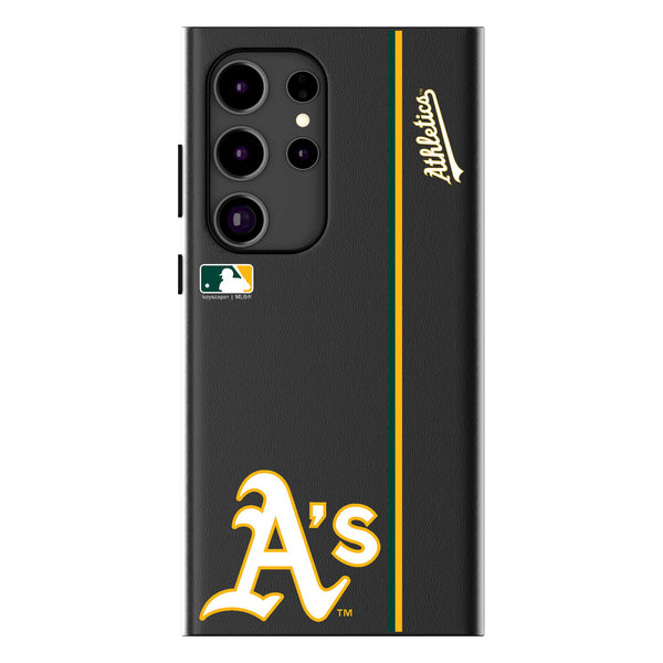 Oakland Athletics Sidebar Galaxy MagSafe Compatible Phone Case