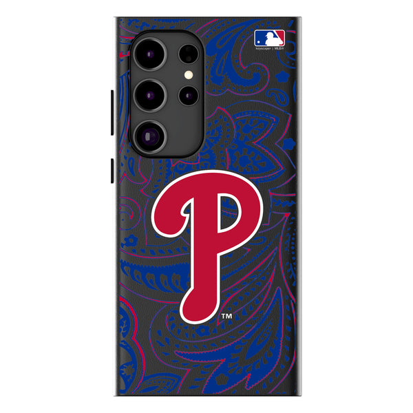 Philadelphia Phillies Paisley Galaxy MagSafe Compatible Phone Case