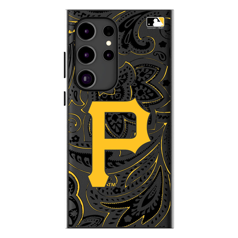 Pittsburgh Pirates Paisley Galaxy MagSafe Compatible Phone Case