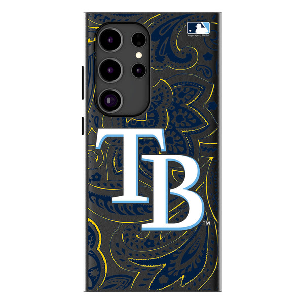 Tampa Bay Rays Paisley Galaxy MagSafe Compatible Phone Case