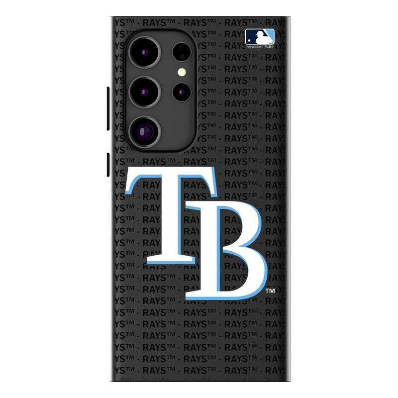 Tampa Bay Rays Text Backdrop Galaxy MagSafe Compatible Phone Case