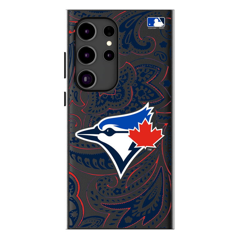 Toronto Blue Jays Paisley Galaxy MagSafe Compatible Phone Case