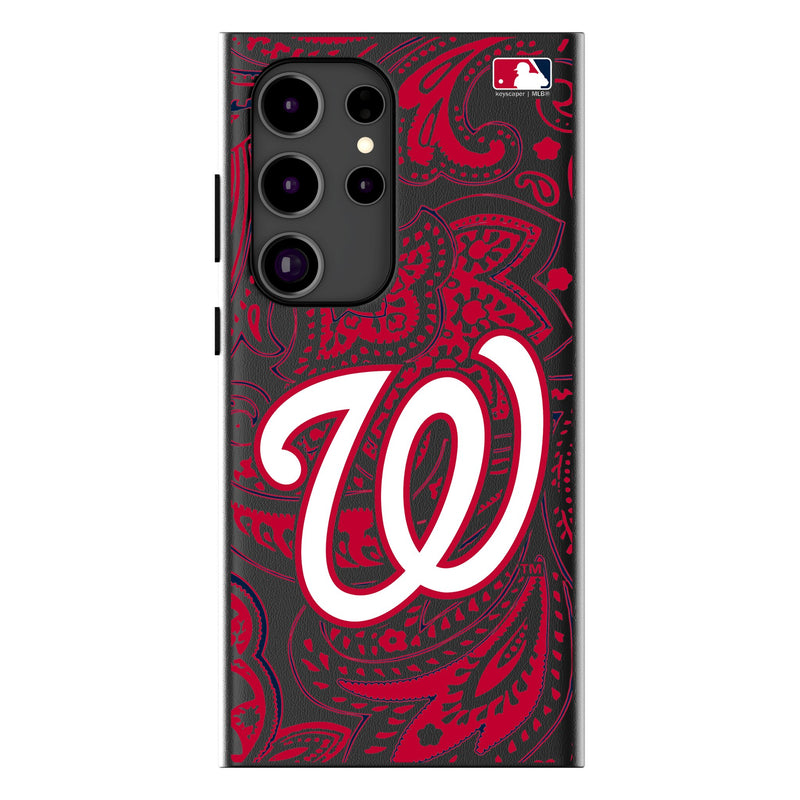 Washington Nationals Paisley Galaxy MagSafe Compatible Phone Case