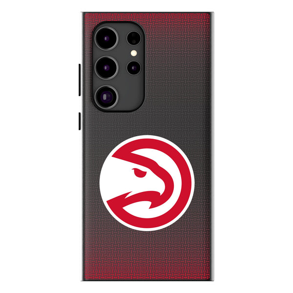 Atlanta Hawks Linen Galaxy MagSafe Compatible Phone Case