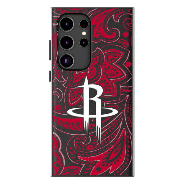 Houston Rockets Paisley Galaxy MagSafe Compatible Phone Case