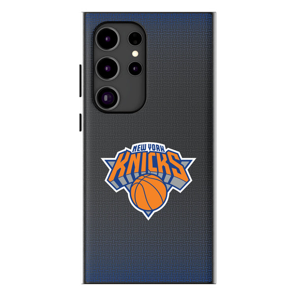 New York Knicks Linen Galaxy MagSafe Compatible Phone Case