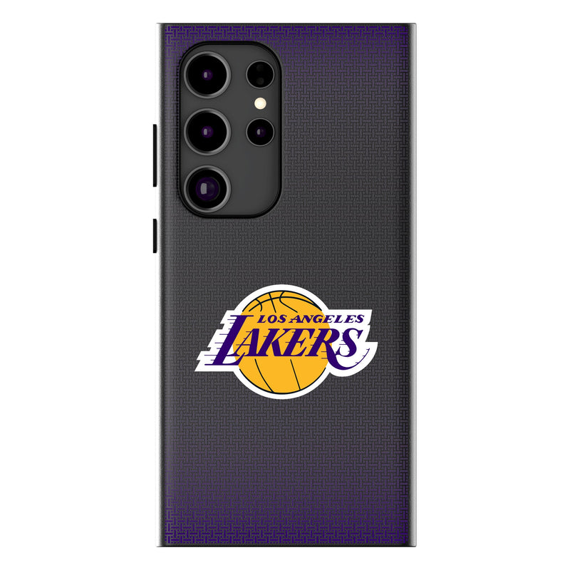 Los Angeles Lakers Linen Galaxy MagSafe Compatible Phone Case