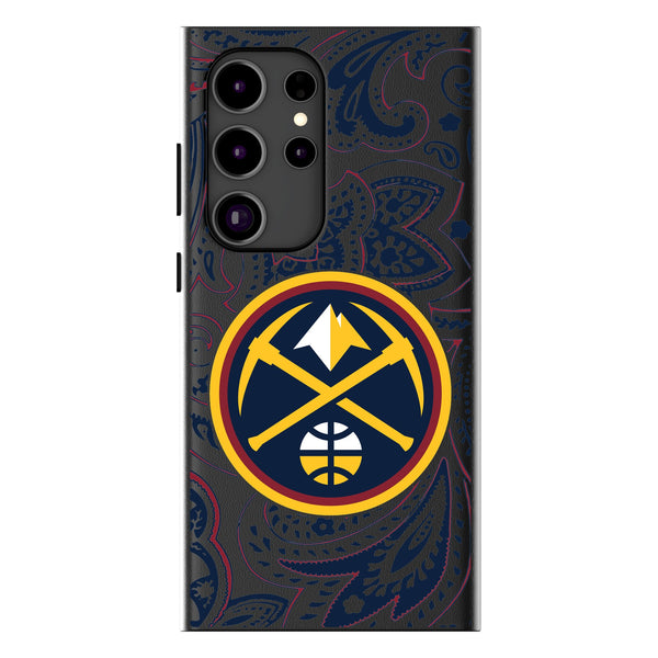 Denver Nuggets Paisley Galaxy MagSafe Compatible Phone Case