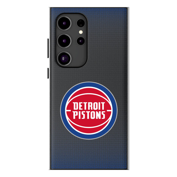 Detroit Pistons Linen Galaxy MagSafe Compatible Phone Case