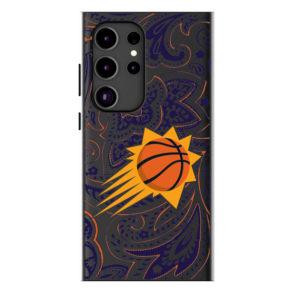 Phoenix Suns Paisley Galaxy MagSafe Compatible Phone Case