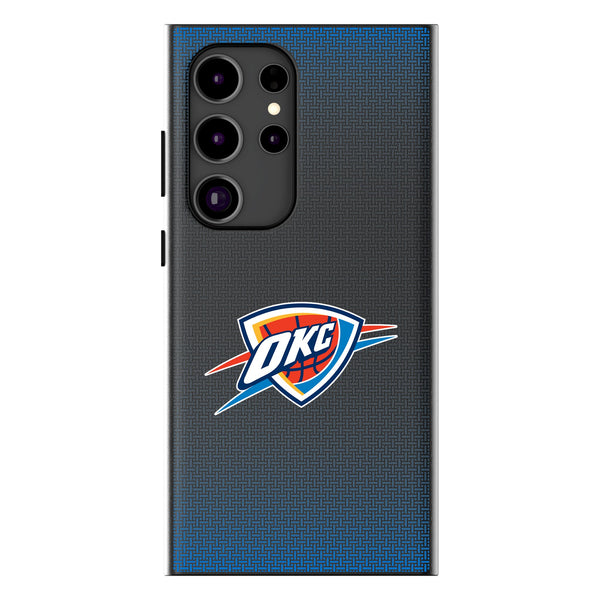 Oklahoma City Thunder Linen Galaxy MagSafe Compatible Phone Case