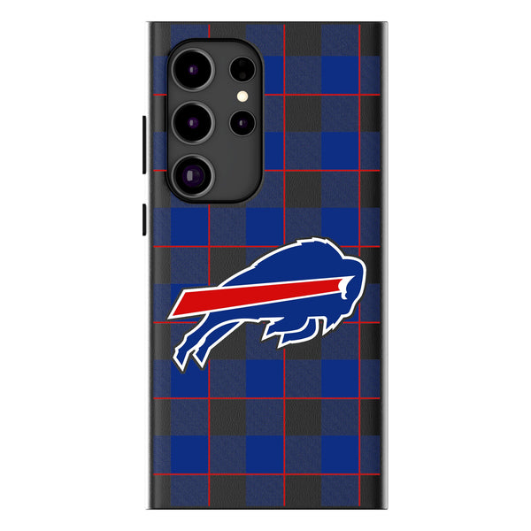 Buffalo Bills Plaid Galaxy Magnetic Phone Case