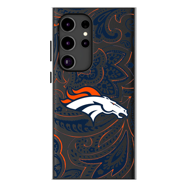 Denver Broncos Paisley Galaxy Magnetic Phone Case