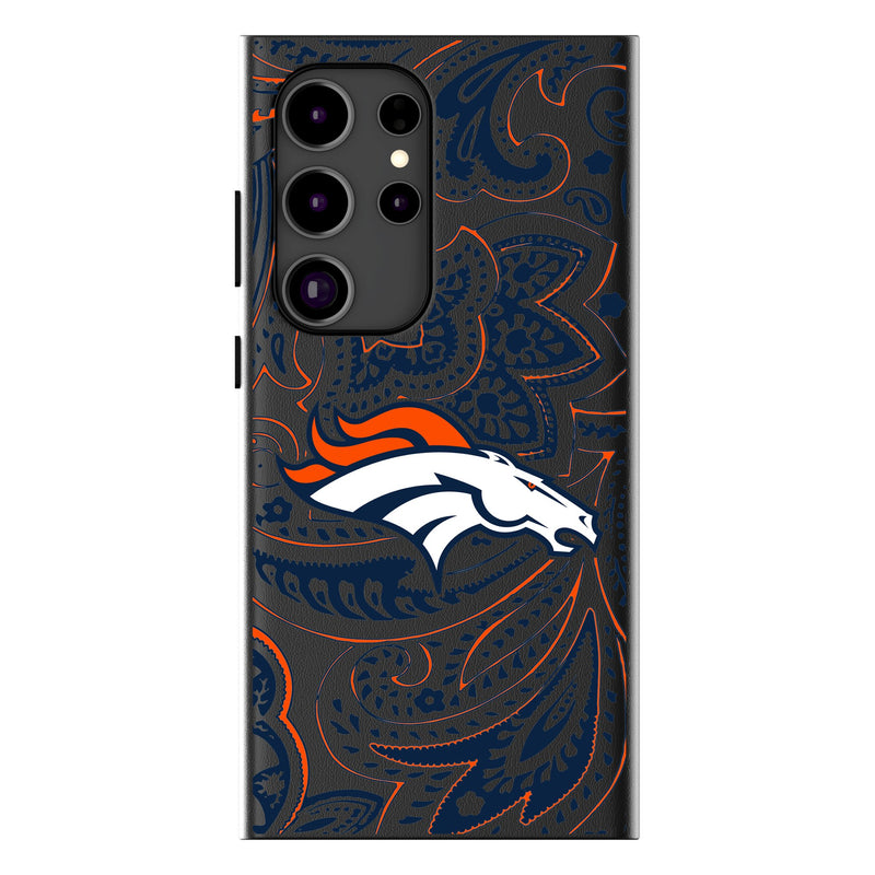 Denver Broncos Paisley Galaxy Magnetic Phone Case