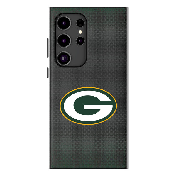 Green Bay Packers Linen Galaxy MagSafe Compatible Phone Case