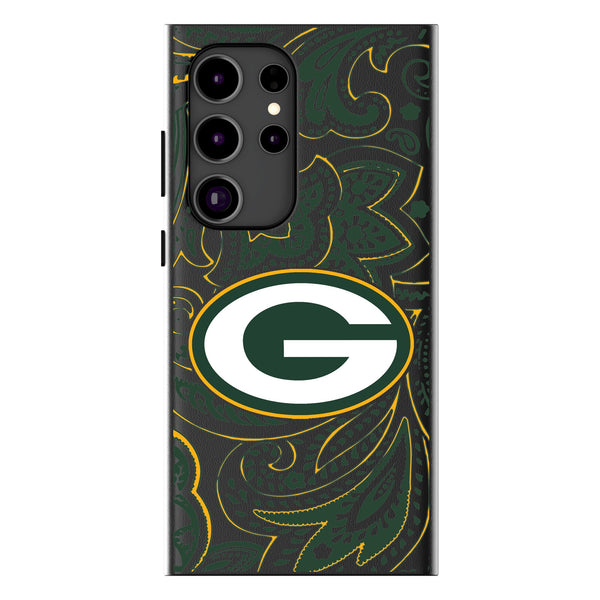 Green Bay Packers Paisley Galaxy Magnetic Phone Case