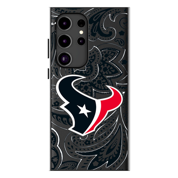 Houston Texans Paisley Galaxy MagSafe Compatible Phone Case