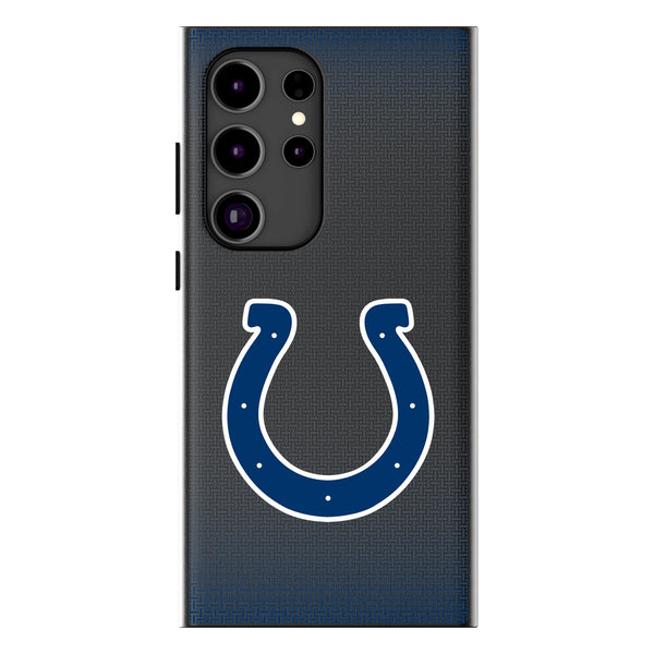 Indianapolis Colts Linen Galaxy MagSafe Compatible Phone Case